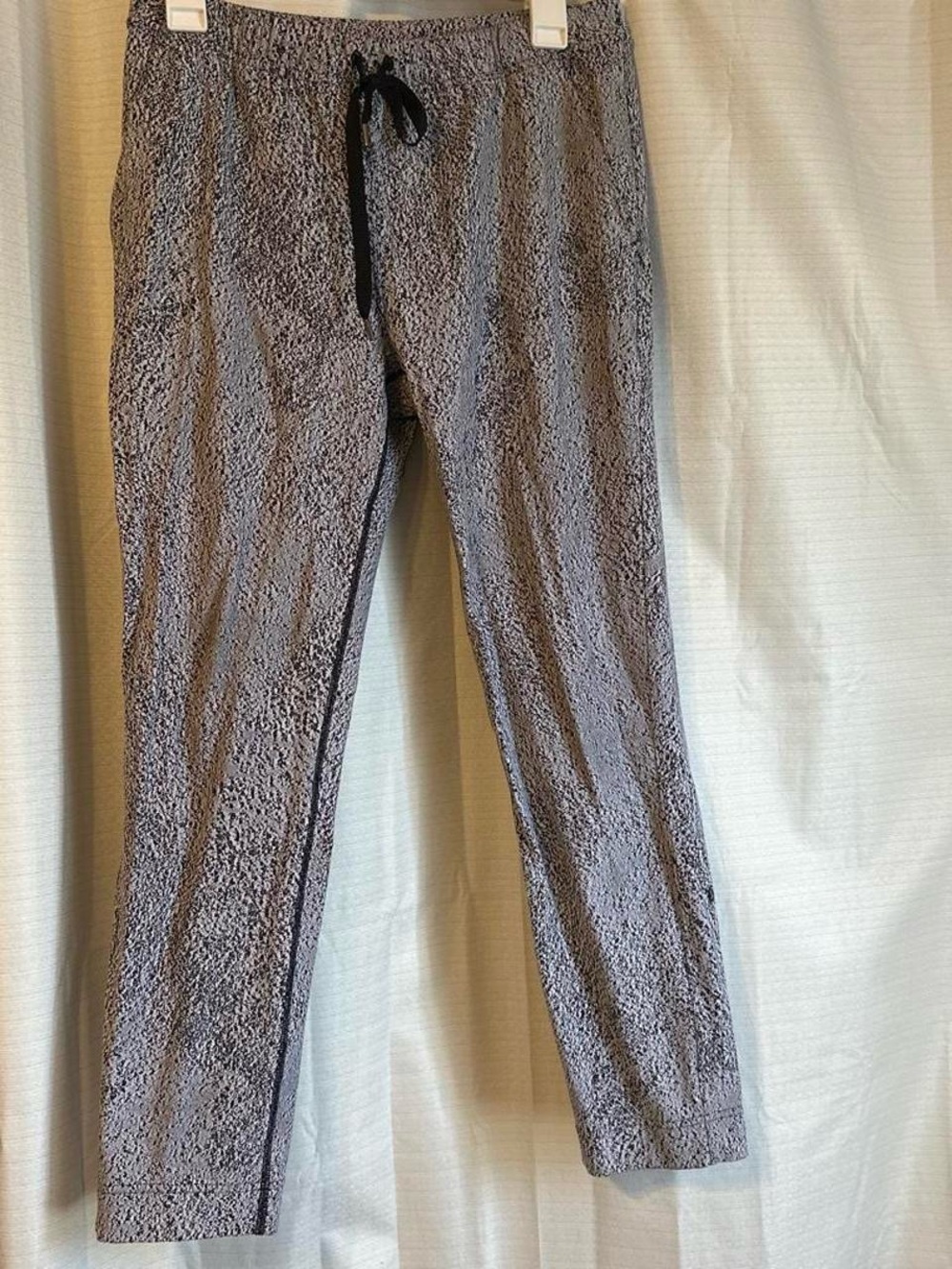 Gray Drawstring Casual Pants